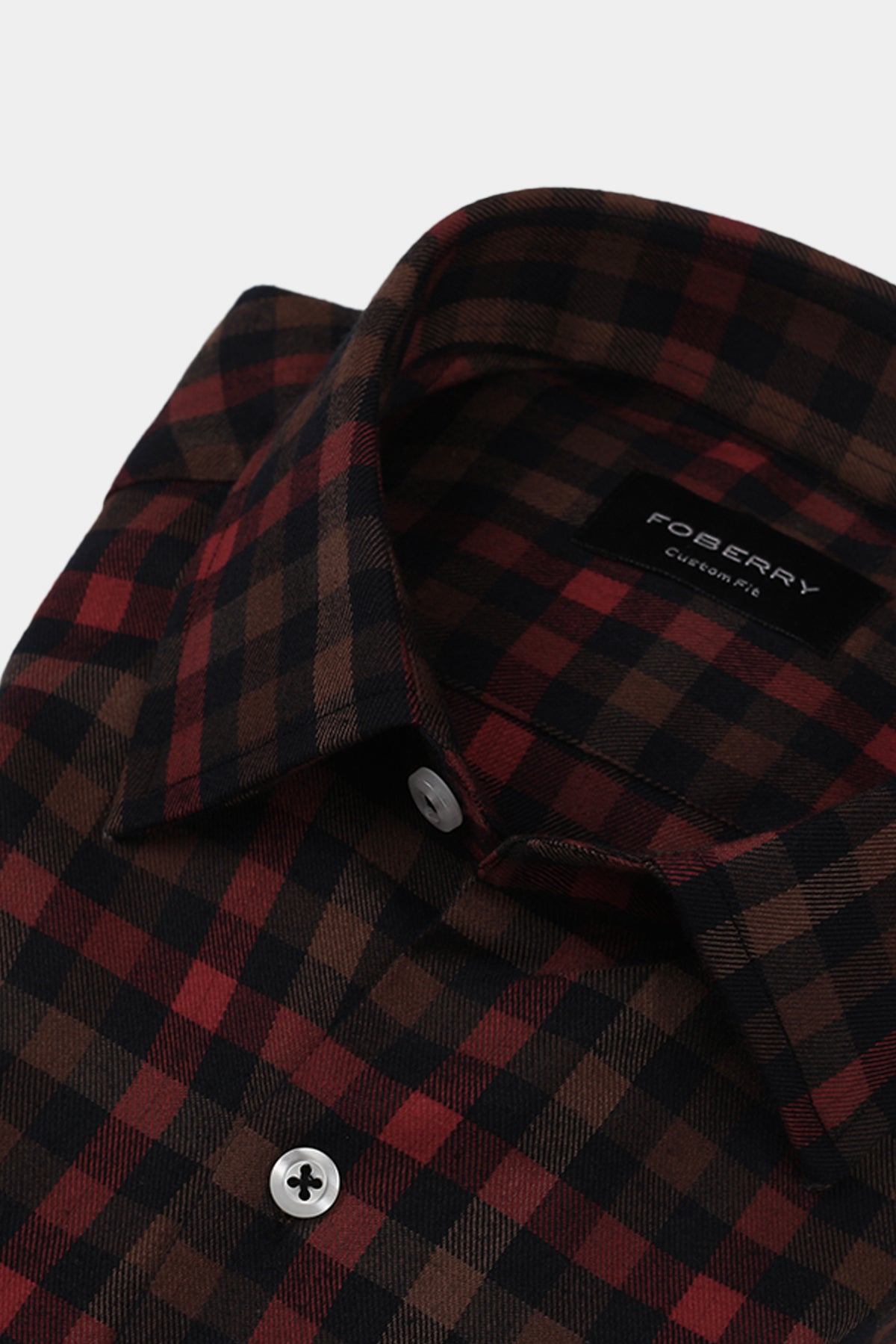 Black & Mustard Buffalo Check Winter Flannel Shirt