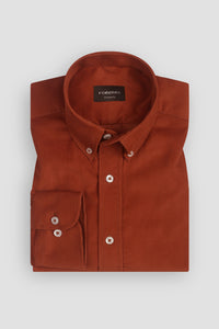 Soft Mahogany Corduroy Shirt
