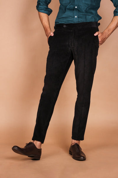 Black Corduroy Trousers