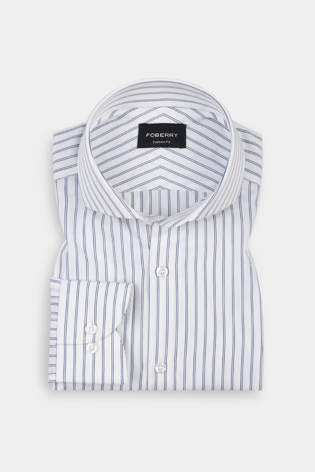 Denim Blue Dual Striped Shirt