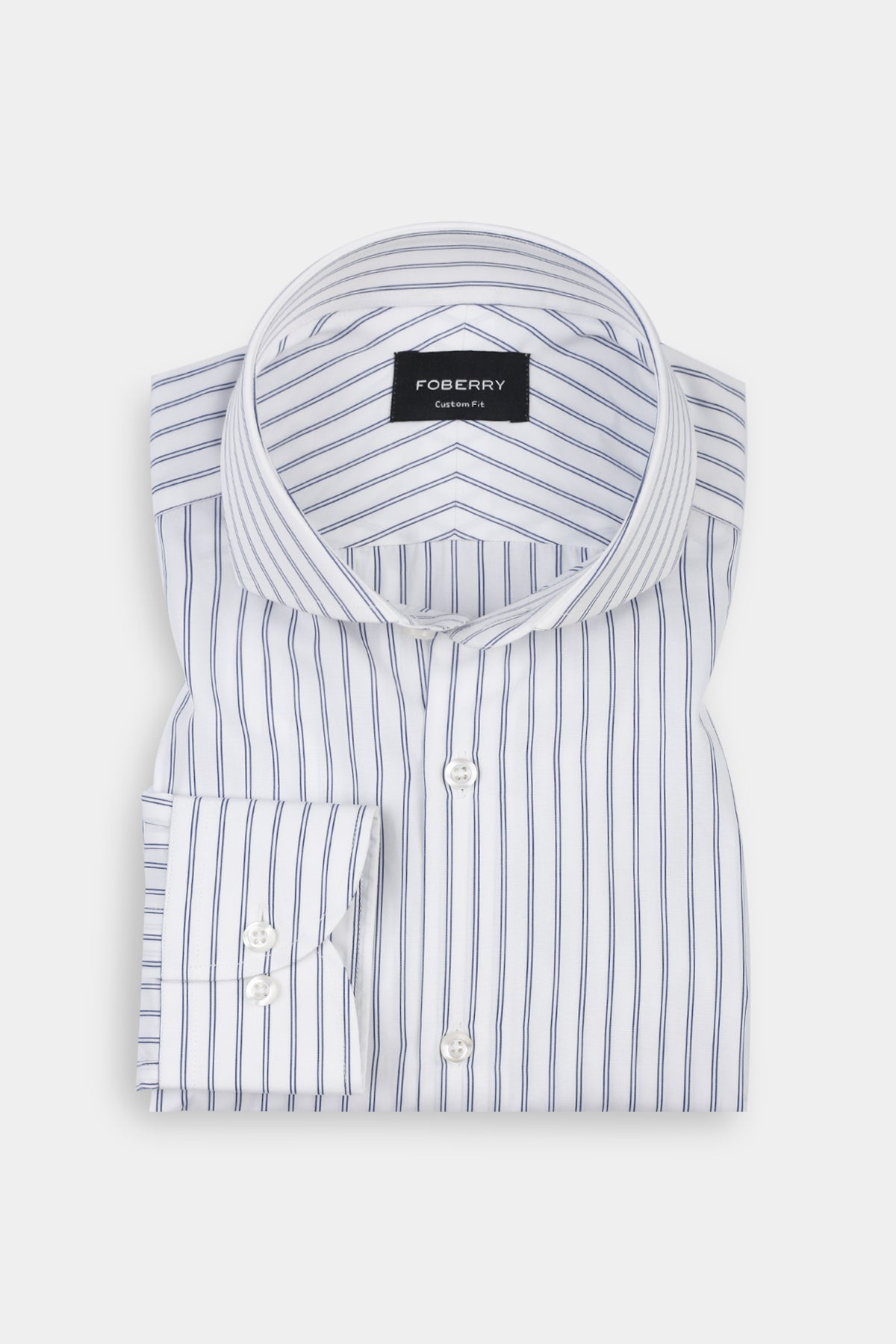 Denim Blue Dual Striped Shirt
