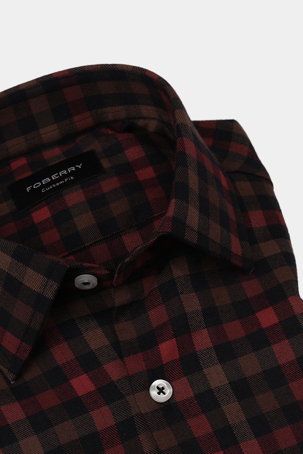 Black & Mustard Buffalo Check Winter Flannel Shirt