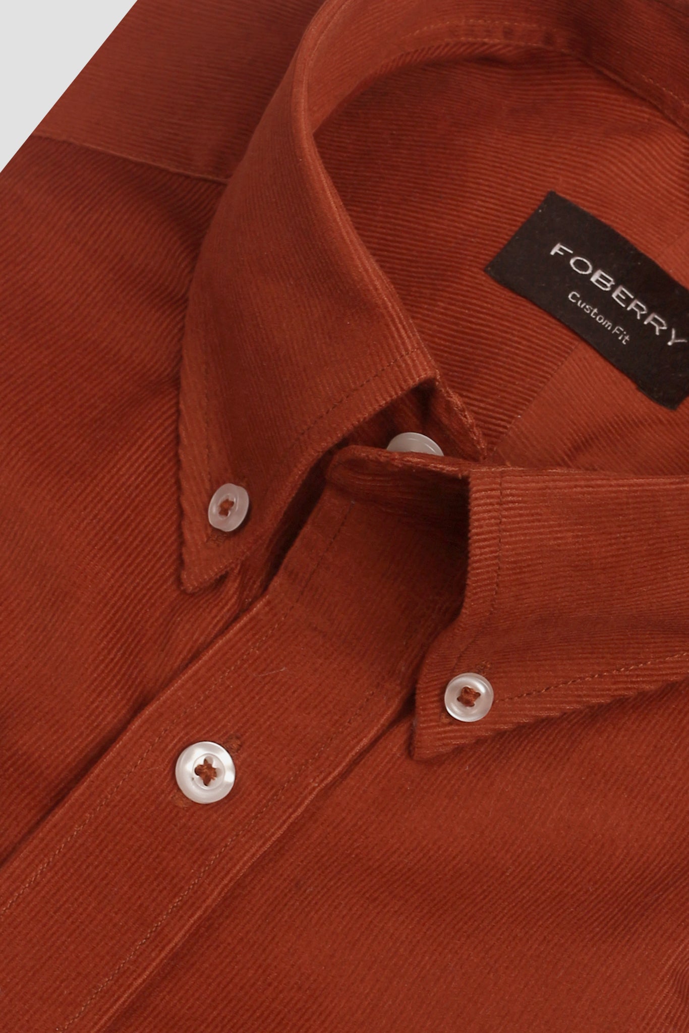 Soft Mahogany Corduroy Shirt