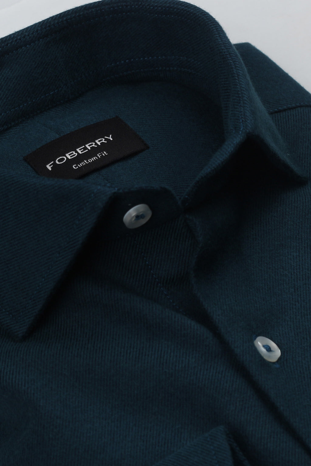 Teal Green Winter Flannel Shirt