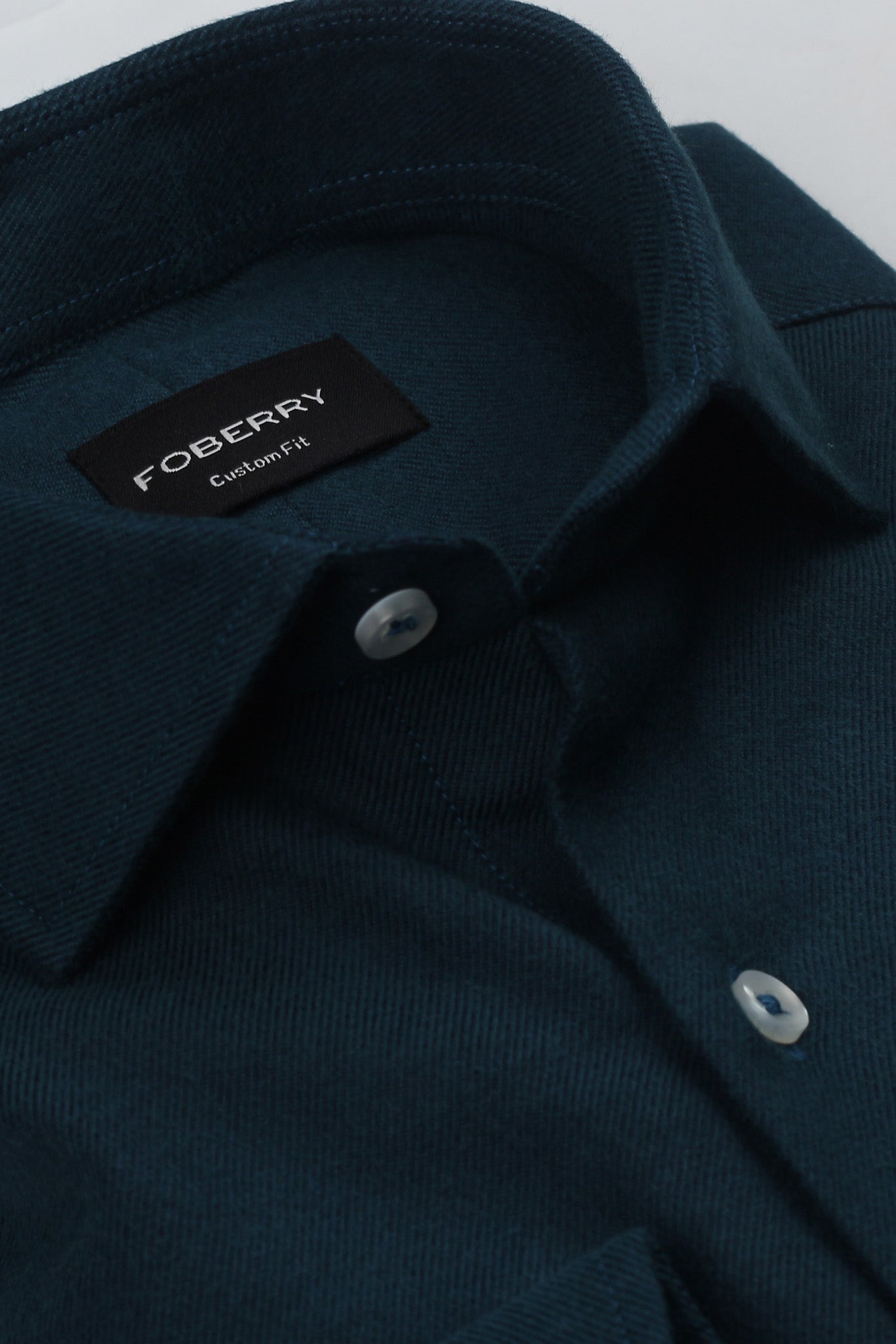 Teal Green Winter Flannel Shirt