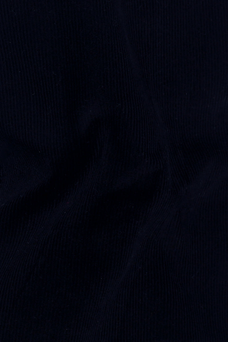 Soft Midnight Blue Corduroy