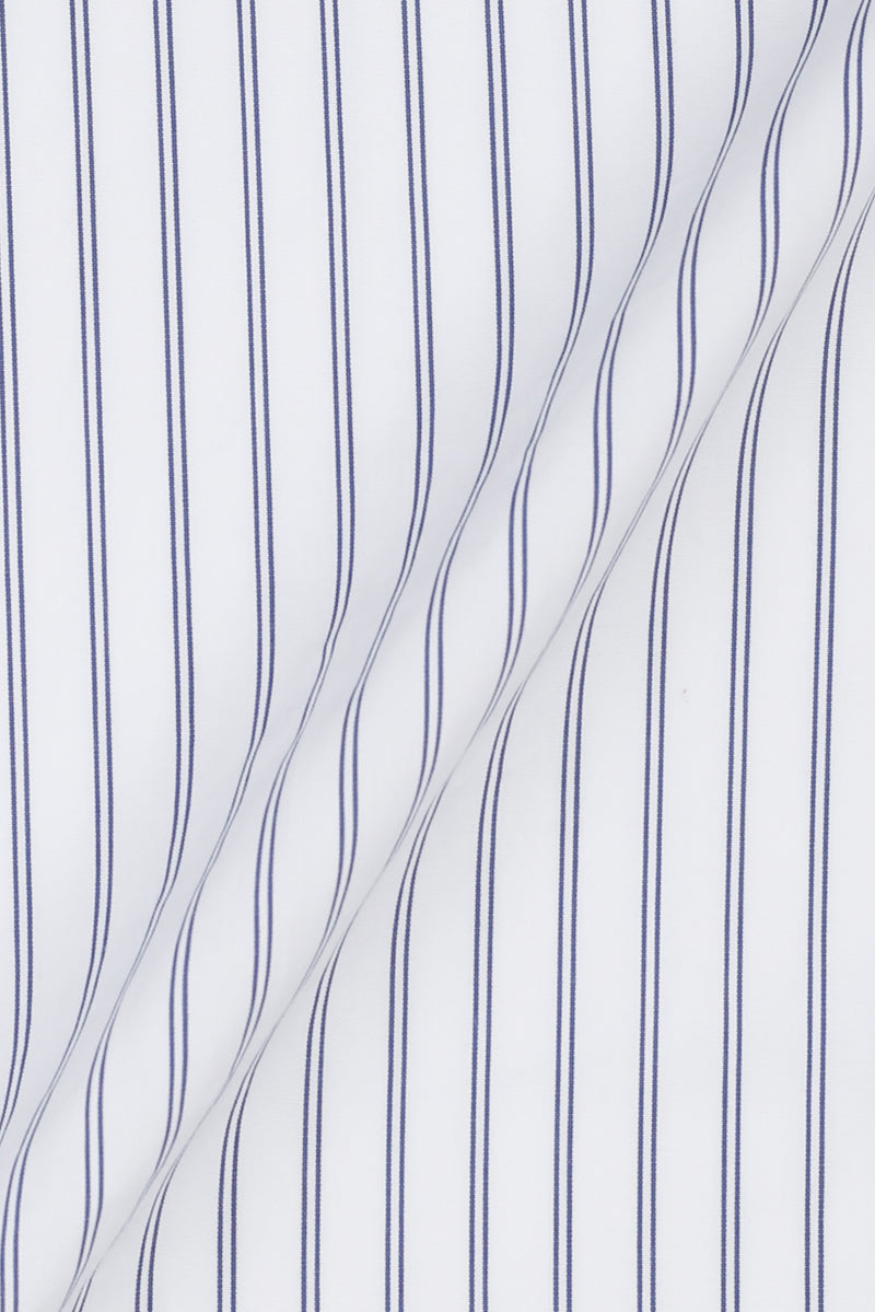 Denim Blue Dual Striped