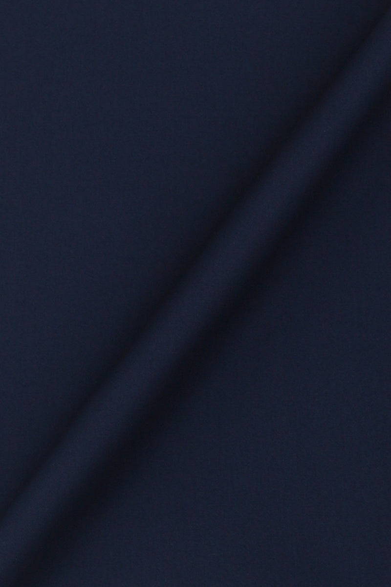Dark Navy Blue Egyptian Shirt - Hidden Button Down Shirt