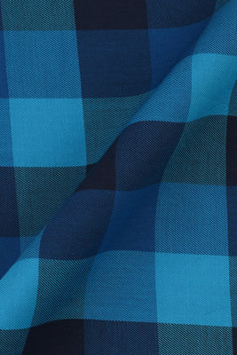 Dual Blue Grid Check