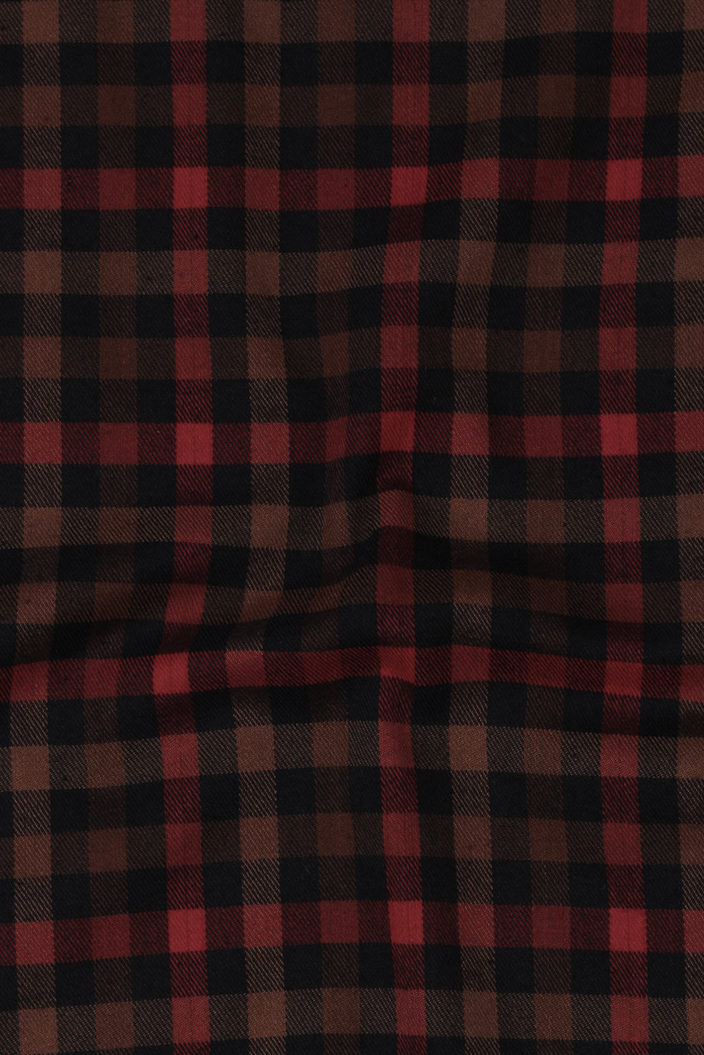 Black & Mustard Buffalo Check Winter Flannel Shirt