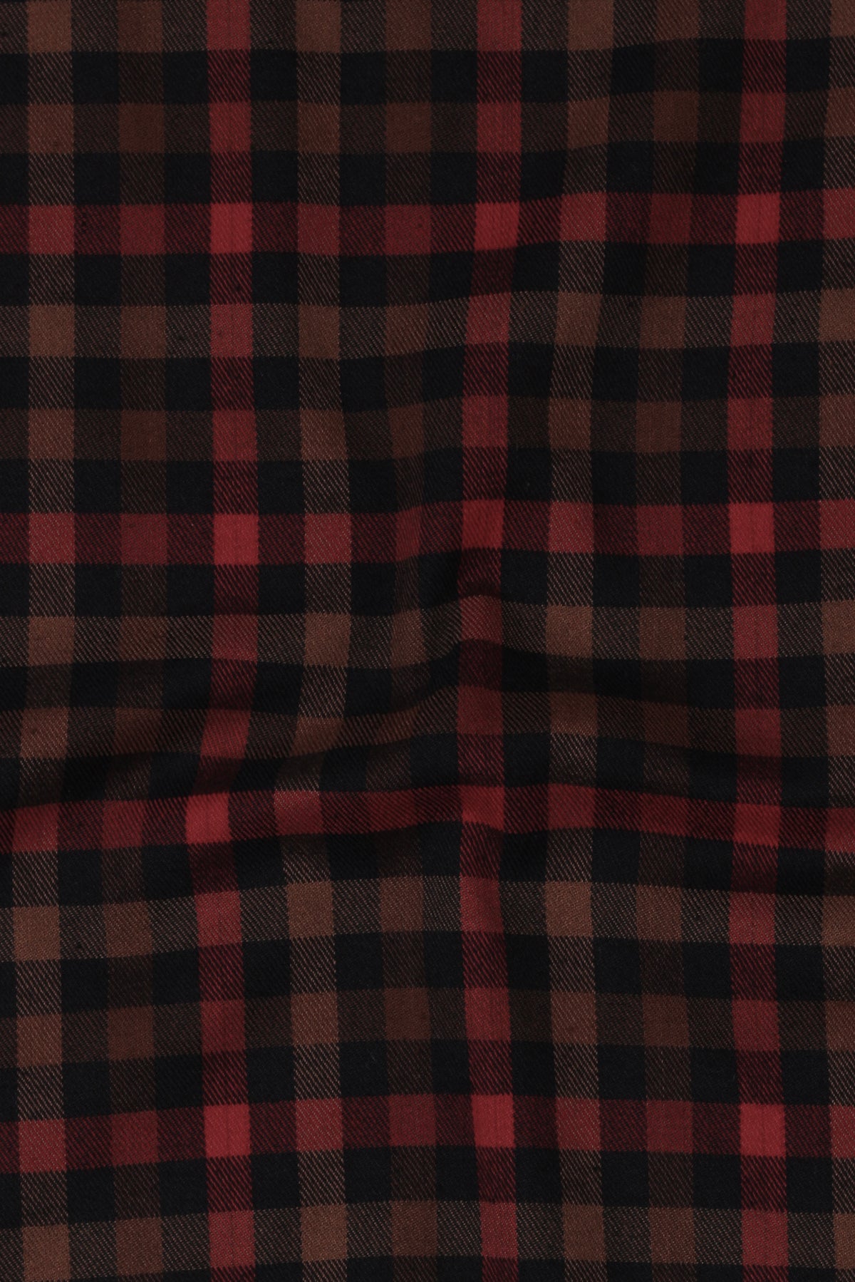 Black & Mustard Buffalo Check Winter Flannel Shirt