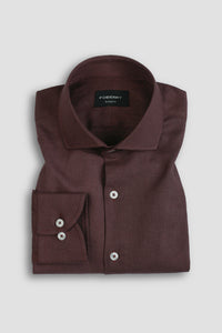 Soft Grape Irish Linen Shirt