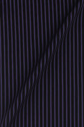 Electric Purple Twill Striped