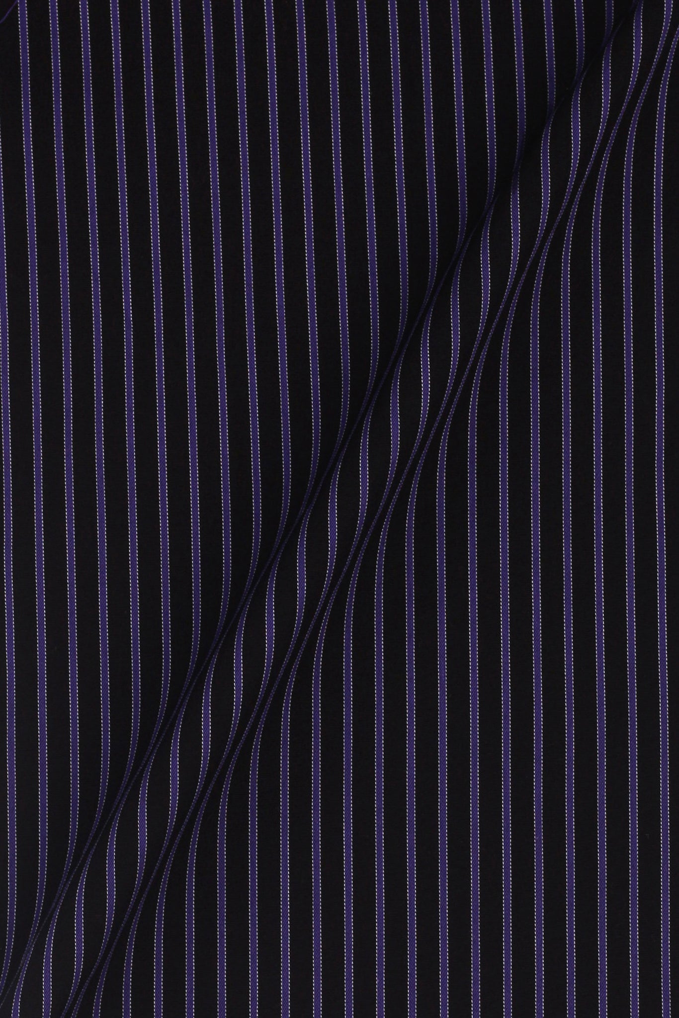 Electric Purple Twill Striped Shirt