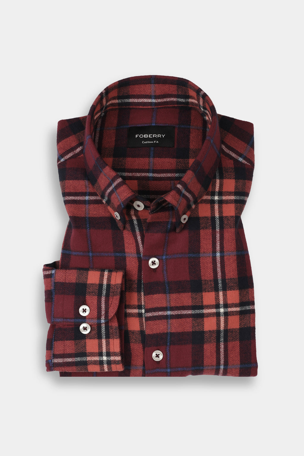 Multi Red Tartan Winter Flannel Shirt