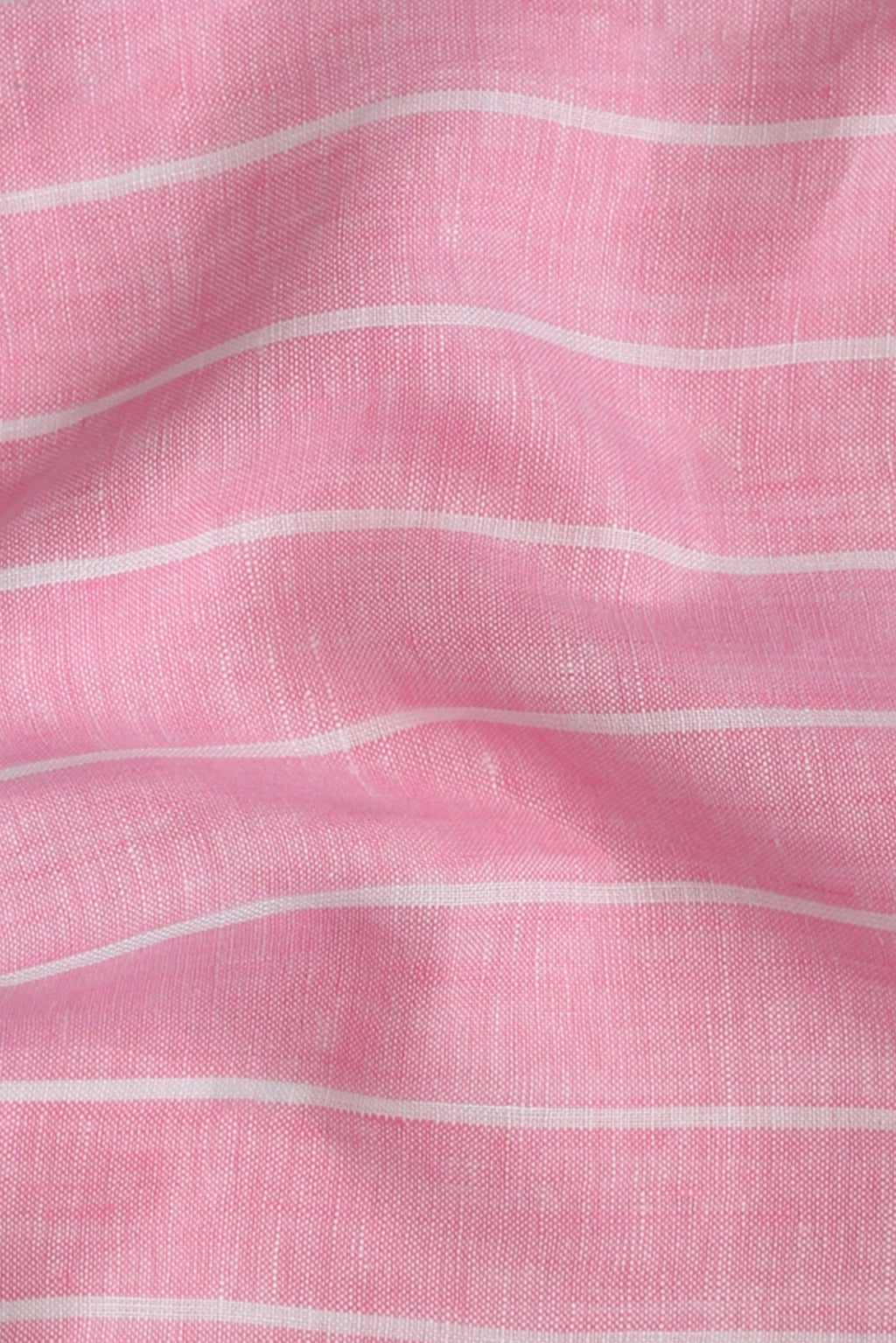 Pink Striped Fine Italian Linen