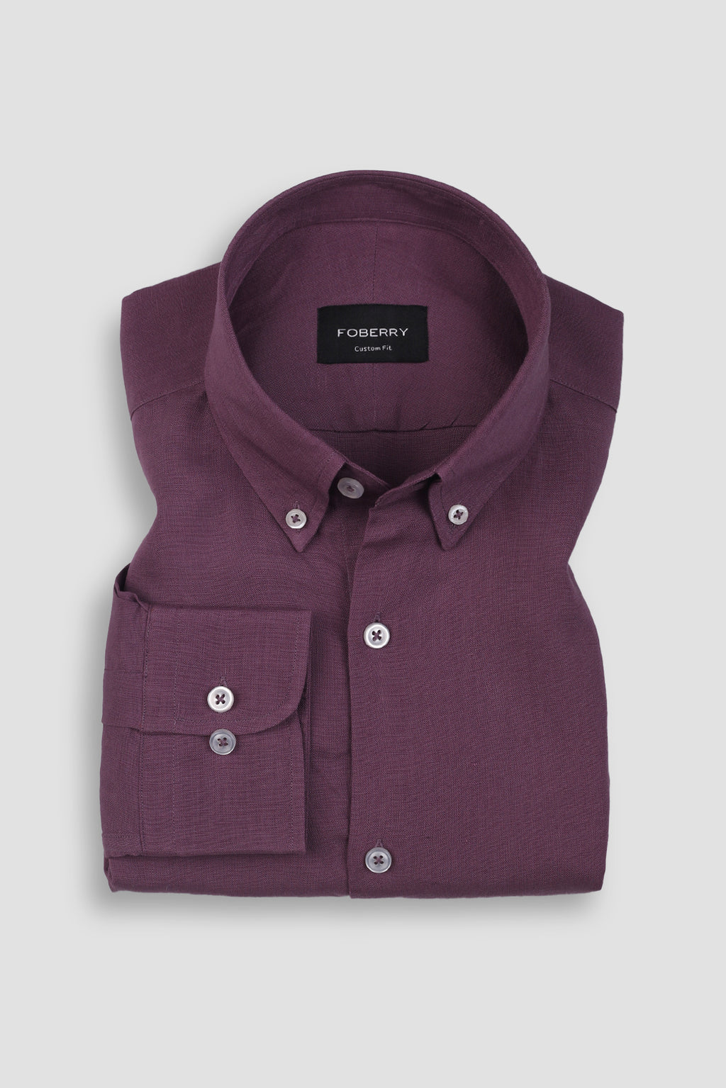 Purple EU Linen Shirt