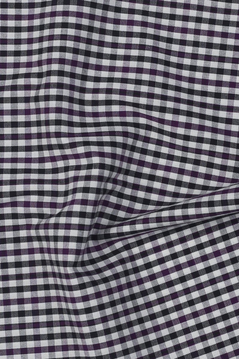 Magenta & Black Gingham
