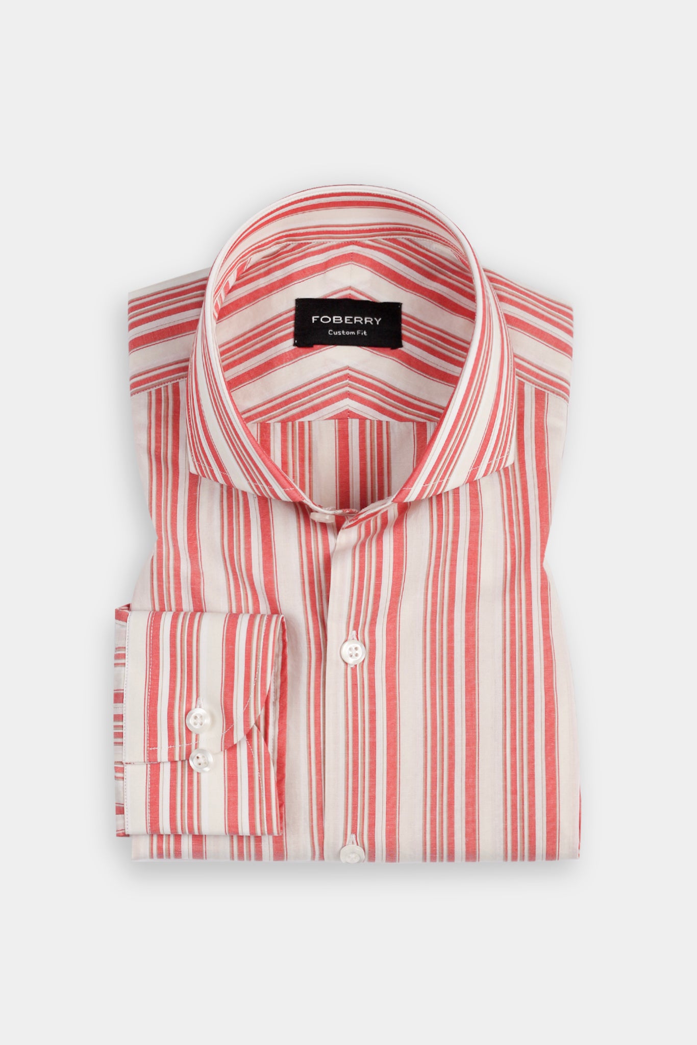 Fuchsia Barcode Striped Shirt