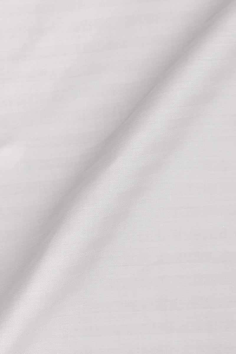 Light Grey Twill Striped Shirt