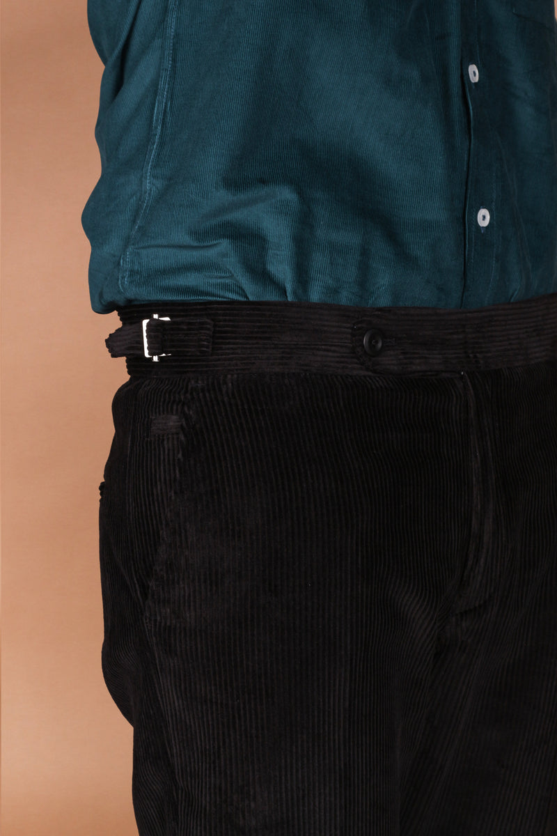 Black Corduroy Trousers - Foberry Pakistan