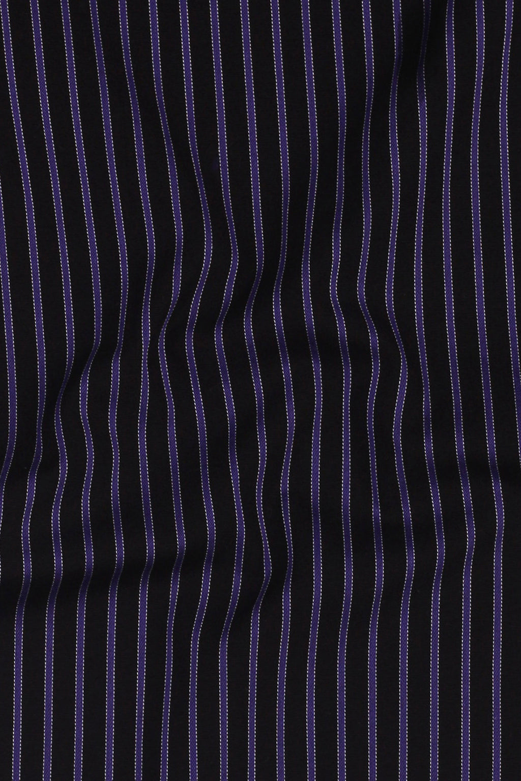 Electric Purple Twill Striped Shirt