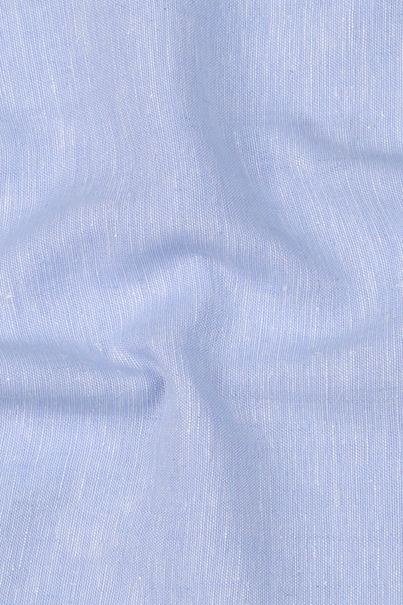 Soft Light Blue Irish Linen Shirt