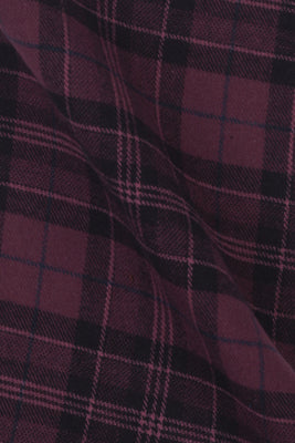 Magenta Tartan Winter Flannel