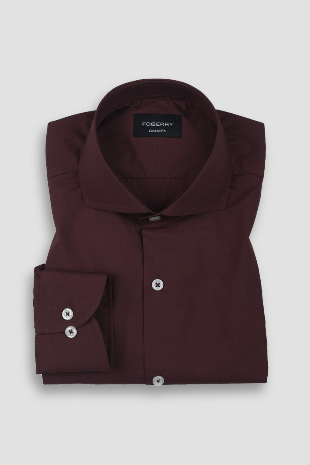 Soft Plum Poplin Shirt