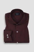 Soft Plum Poplin Shirt
