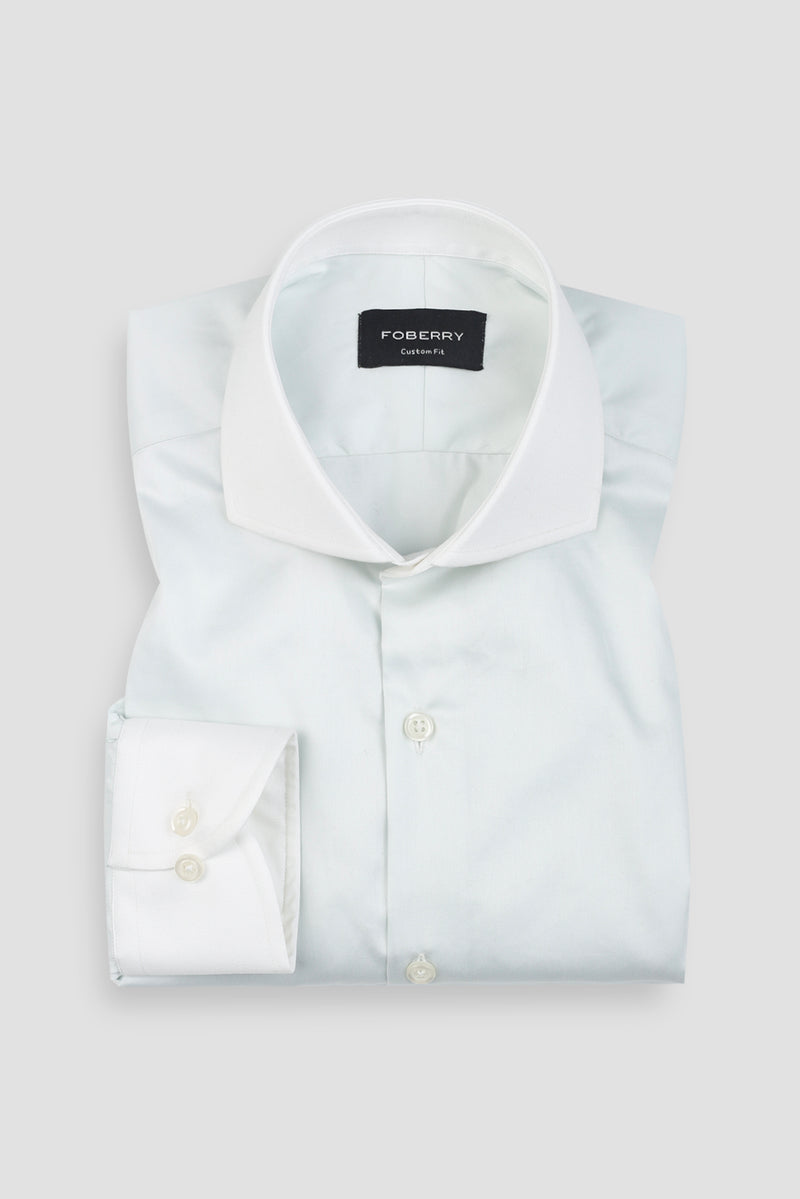 Ice Green Egyptian Poplin Shirt