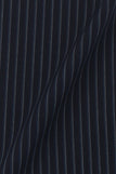 Blue And Black Hairline Striped