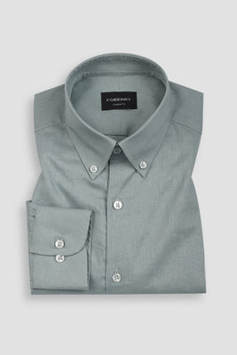 Aqua Grey Linen Shirt