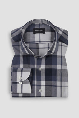 Blue White Madras Shirt