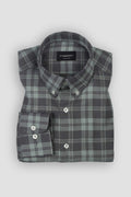 Sea Green Tartan Winter Flannel Shirt