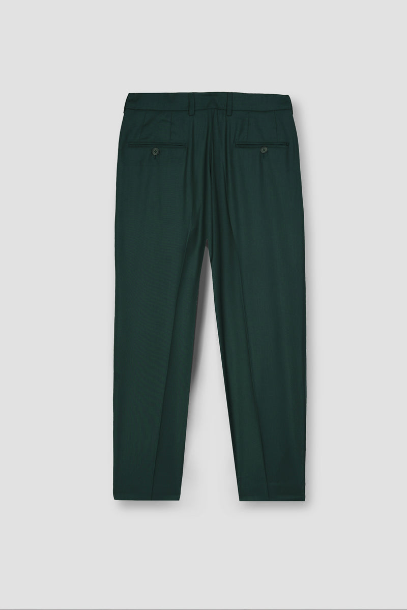 Forrest Green Tropical Wool Blended Dress Pant