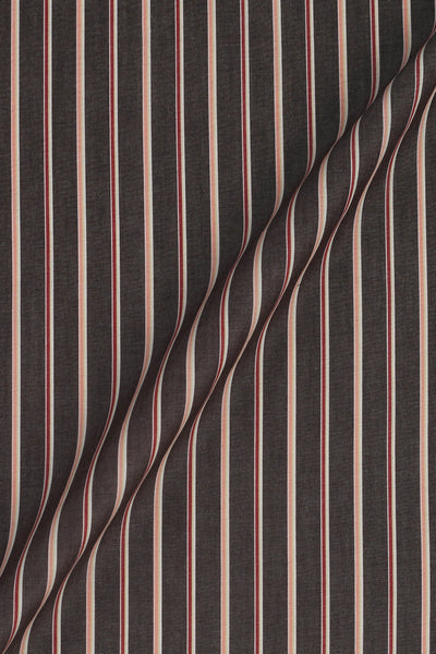 Multi Brown Balanced Striped