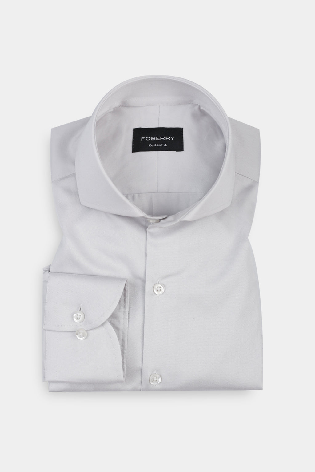 Ash Grey Egyptian Poplin Shirt