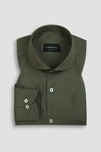 Mud Green Oxford Shirt