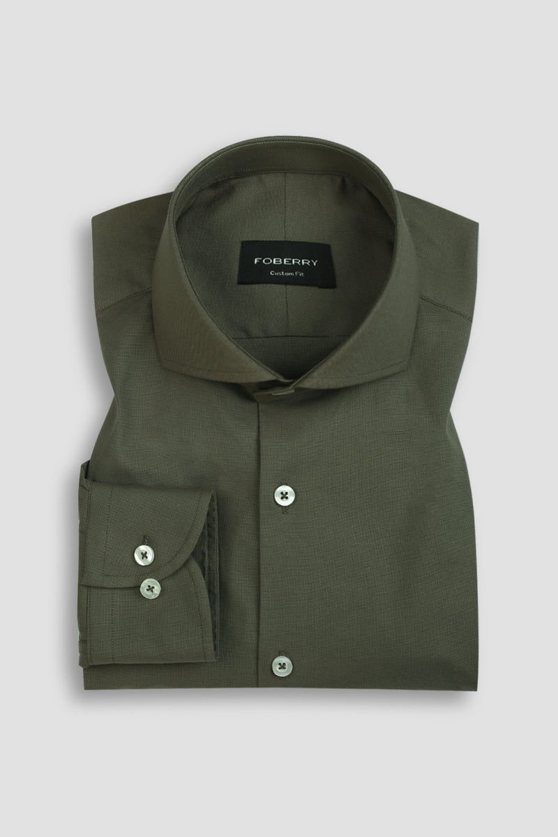 Mud Green Oxford Shirt