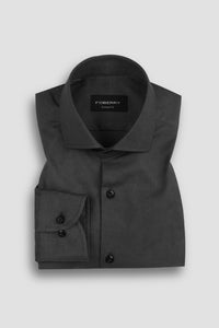 Soft Charcoal Grey Linen Shirt