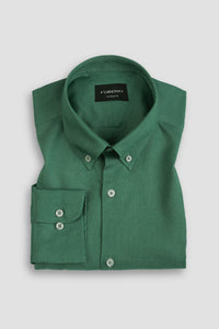 Jade Green Irish Linen Shirt