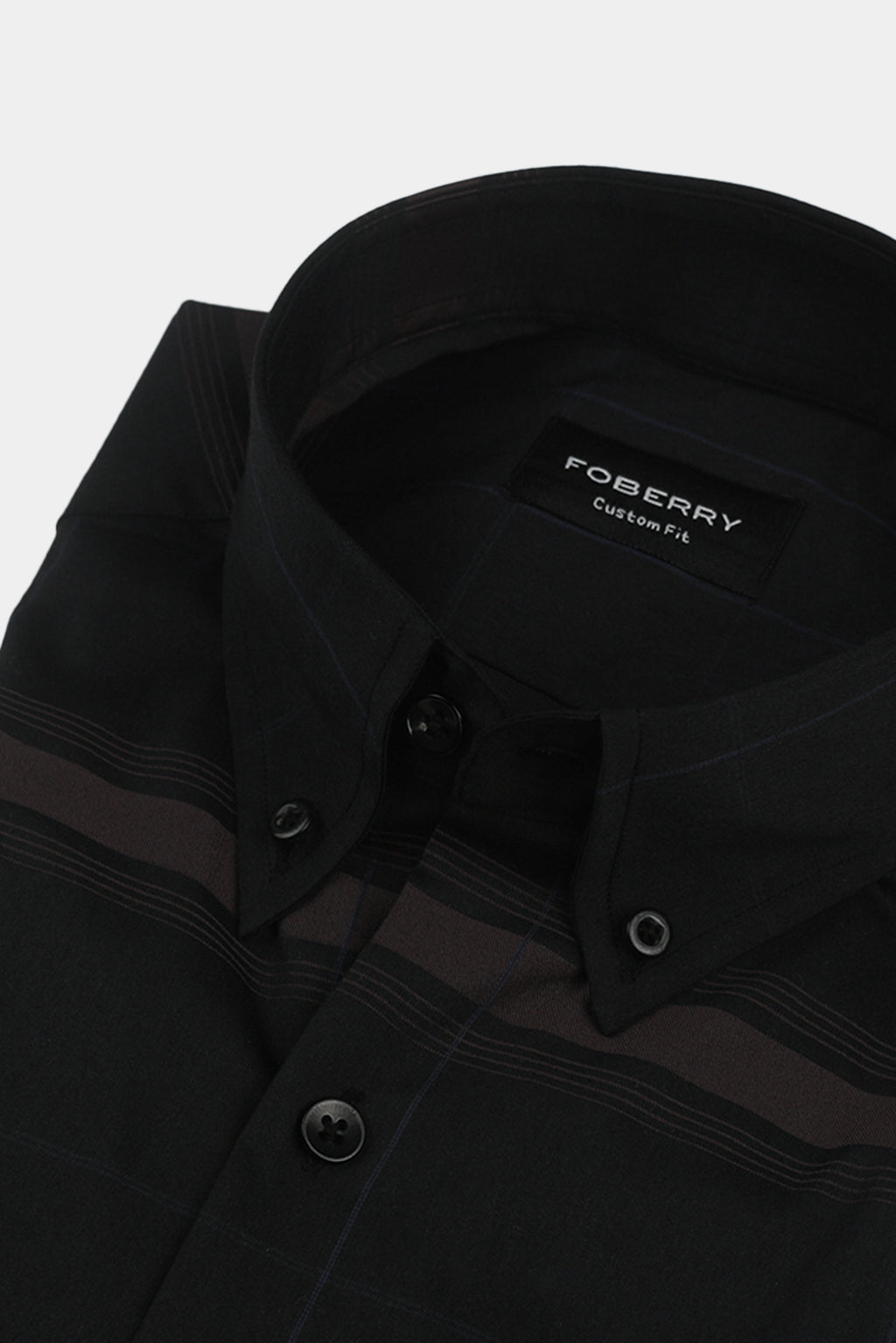 Multi Pencil Horizontal Striped On Blue Shirt
