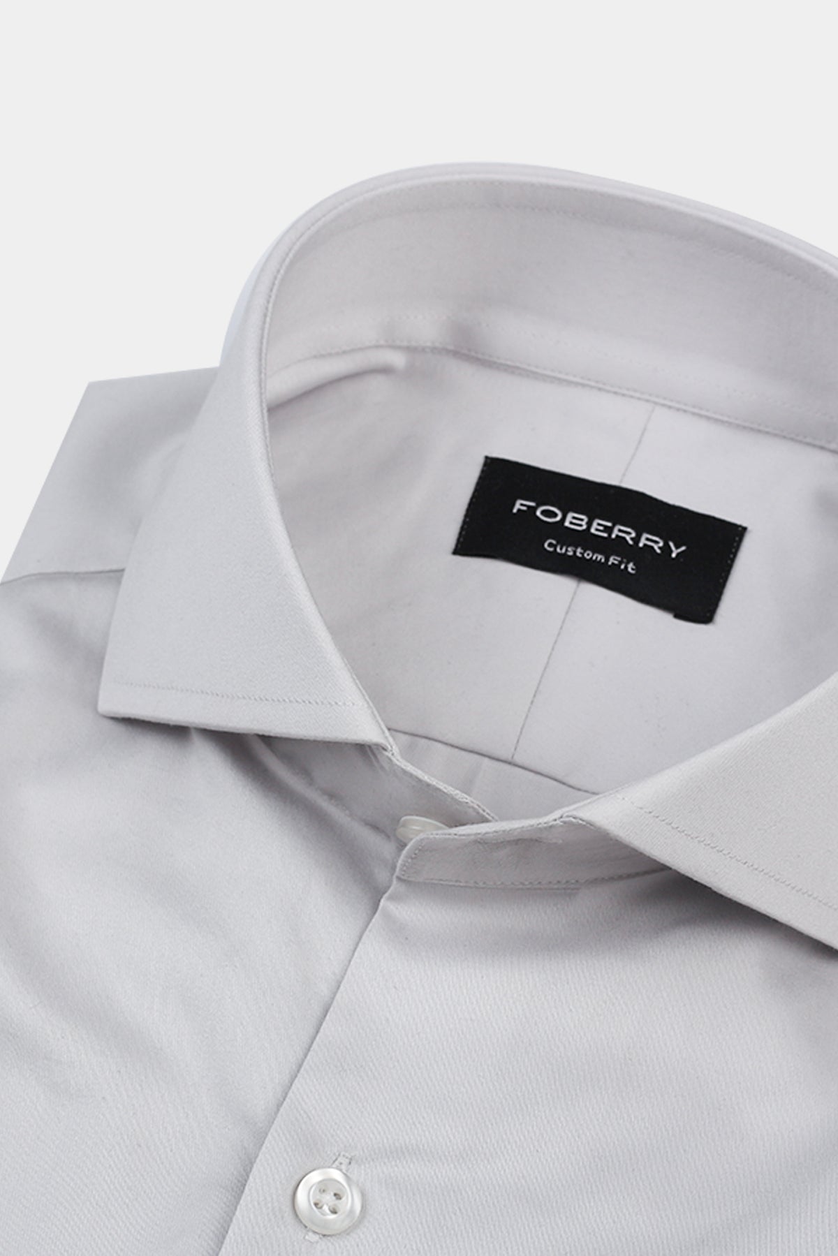 Ash Grey Egyptian Poplin Shirt