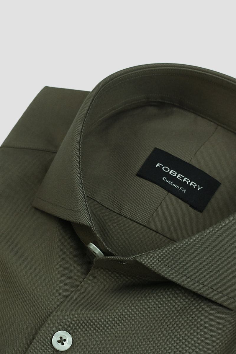 Mud Green Oxford Shirt