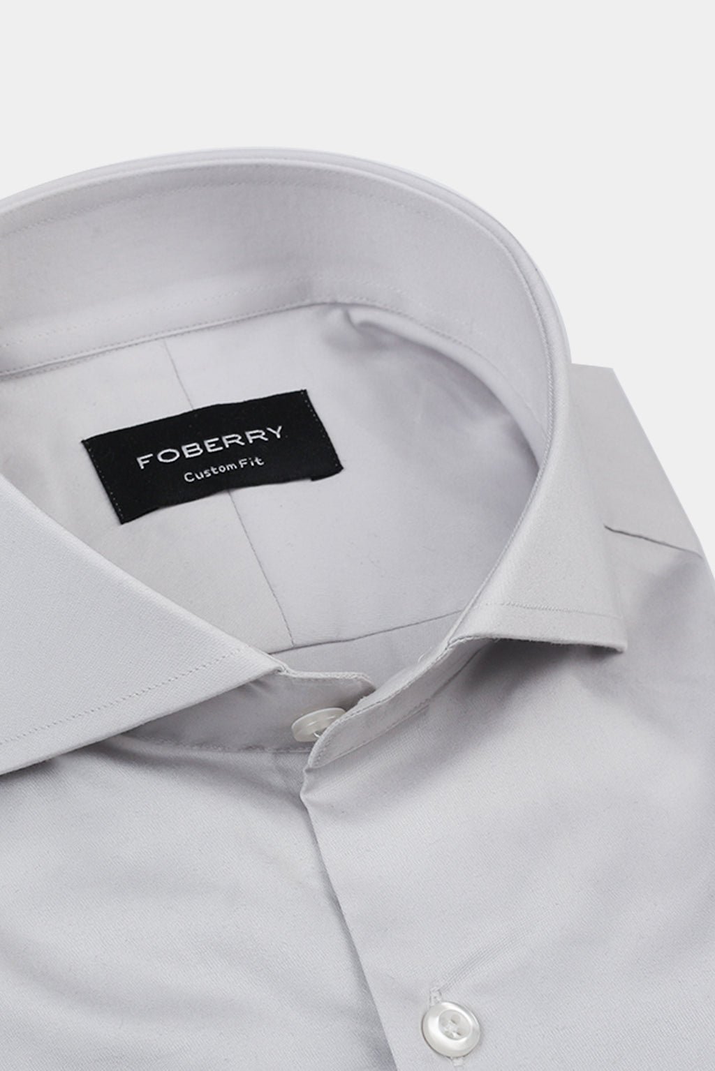 Ash Grey Egyptian Poplin Shirt