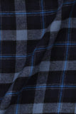 Soft Yale Blue Tartan Winter Flannel
