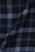 Soft Yale Blue Tartan Winter Flannel