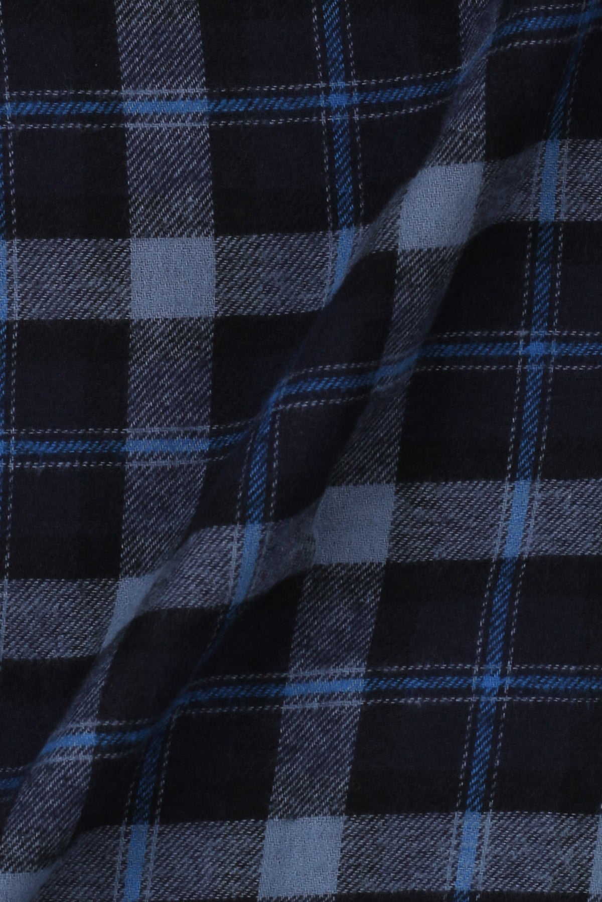 Soft Yale Blue Tartan Winter Flannel Shirt