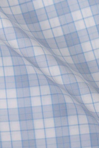 Sky Blue Tattersall Check